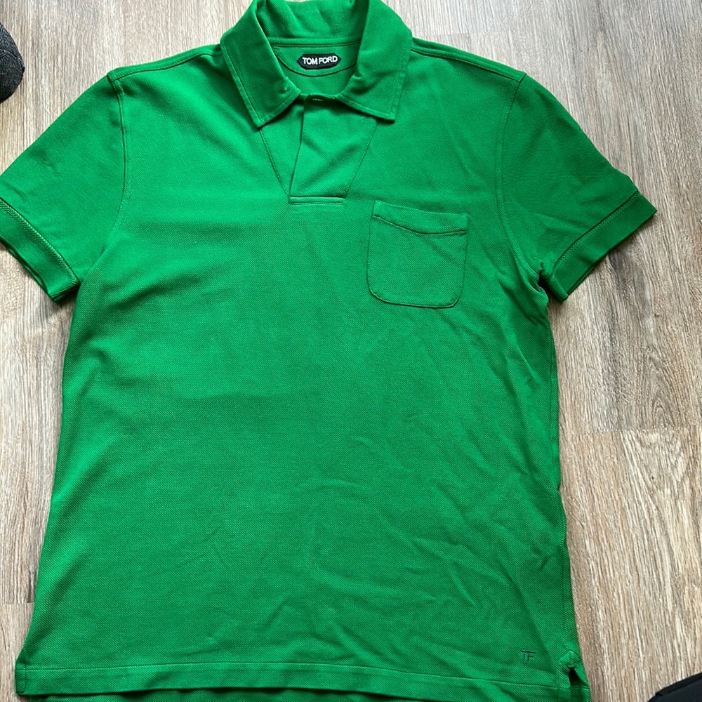 Tom Ford Green Polo Size 52